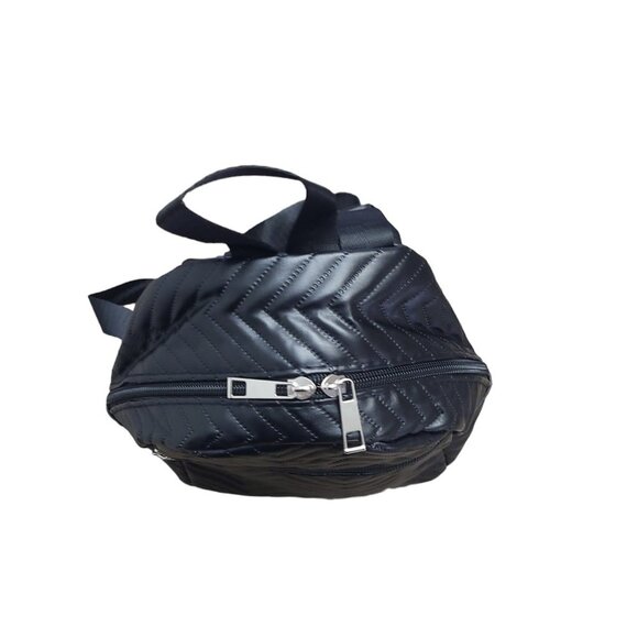 Fashion padded backpack for women, Black. Medium size. - Picture 6 of 8